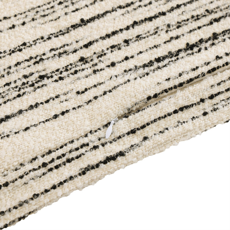 Coussin décoratif blanc Cosmo, Rectangle H 42 po x l 14 po