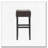 30" Backless Bonded Leather Backless Bar Stool
