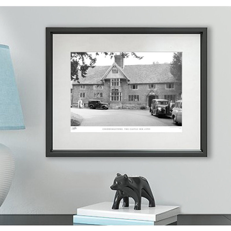 Chiddingstone, The Castle Inn C1955 - Single Picture Frame Print, 28cm H x 36cm W x 2.3cm D