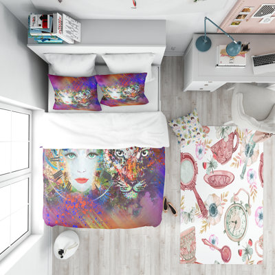 Ensemble de housse de couette modern adolescent