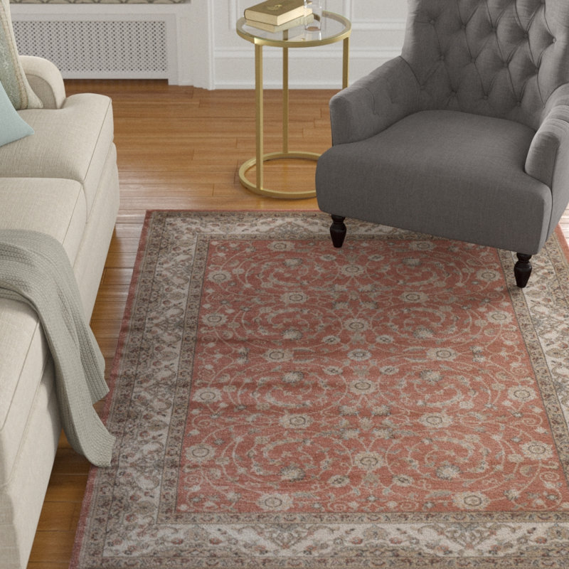 Tapis terre cuite Ann Arbor, Tapis de couloir 2 pi 2 po x 7 pi 7 po
