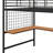 Battista Metal Loft Bed with Desk and Metal Grid-262573582-252788971