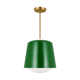 Draper Single Light Steel Dimmable Pendant