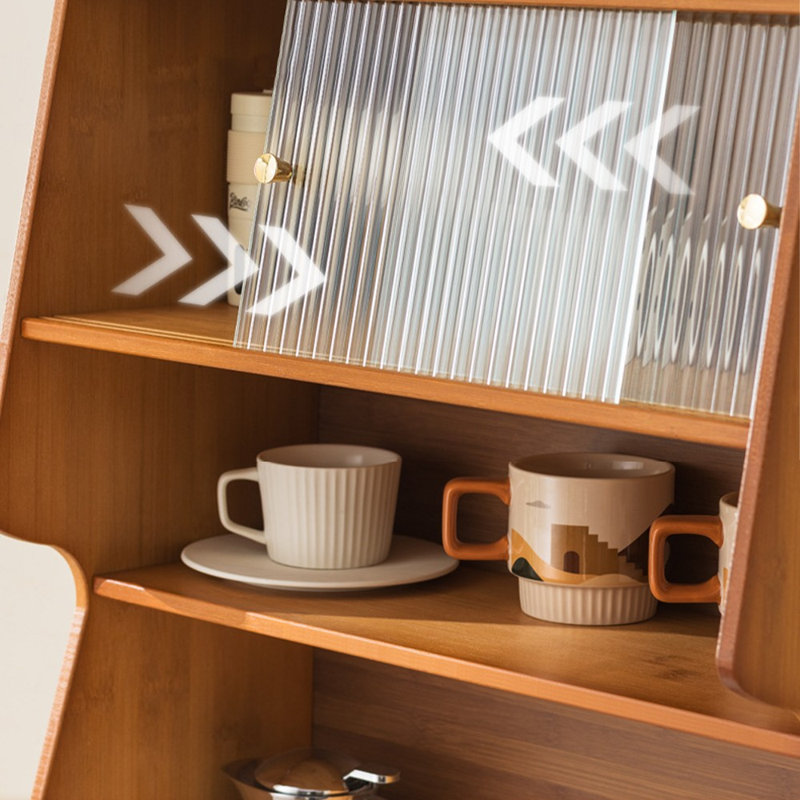 Kitchen Storage Organizer Coffee Machine Storage Rack Countertop Tea Cup Holder