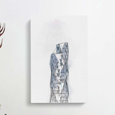 Sketching the Architecture Vol.28 - Wrapped Canvas Drawing - Wrapped Canvas