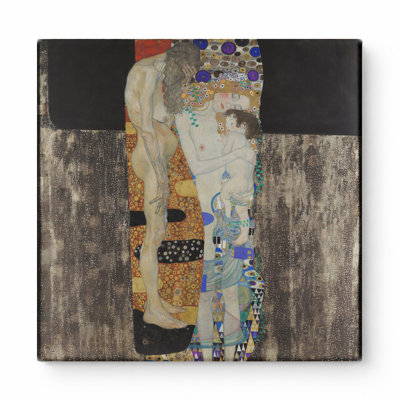 Les trois âges de la femme (1905) - art mural carré sur toile