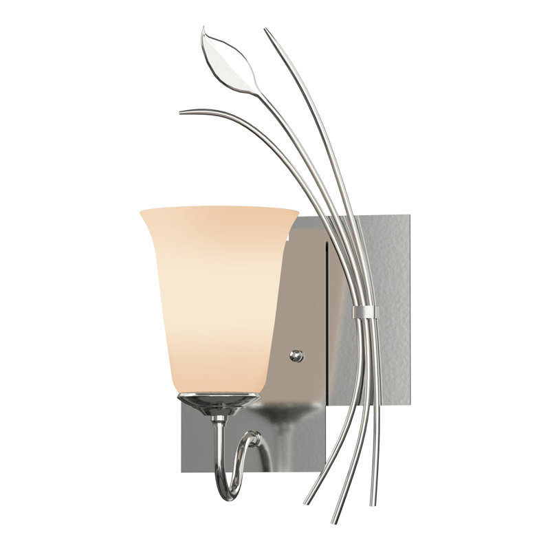 Leaf 1 - Light Dimmable Armed Sconce, Sterling, Right
