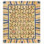Antique Allover Floral Hand Knotted Pile Rug