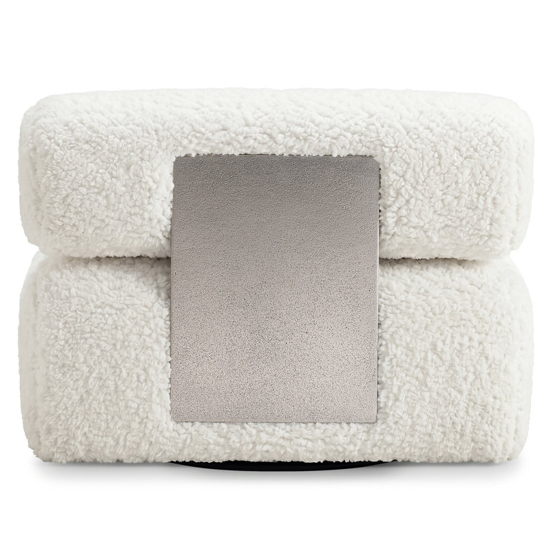 Armless Chair, White