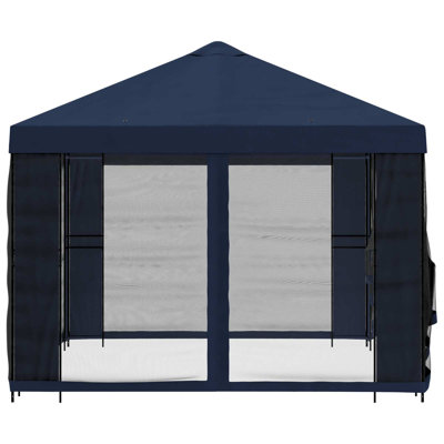 vidaXL Garden Gazebo Polyester and Steel Outdoor Shade Summer Shelter Events