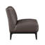 Coussin de chaise rembourré en cuir avec dossier en bois massif-1104976765