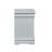 Louis Philippe III Platinum Finish Nightstand-860604327