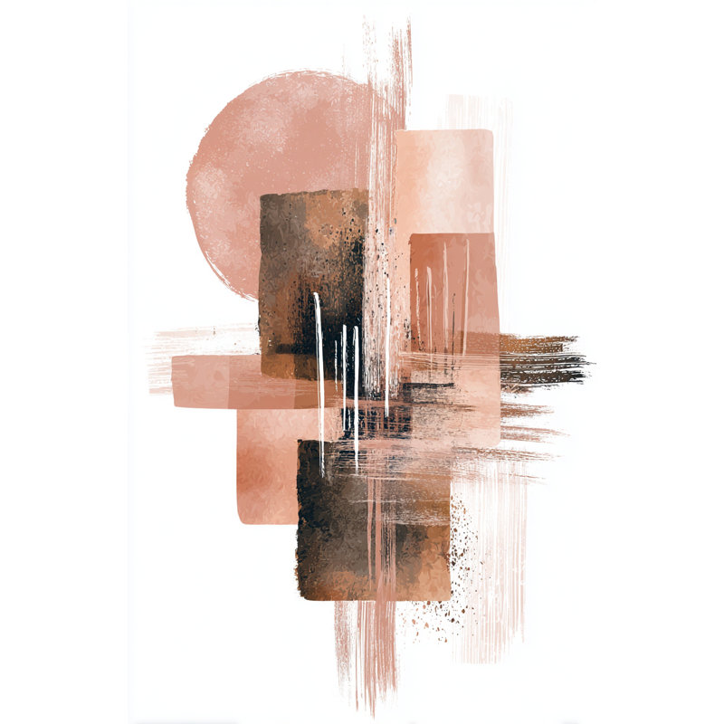 Vertical Echo Wrapped Canvas Wall Art, 12"W x 16"H x 1"D