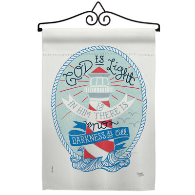 Double Sided 18.5'' H x 13'' W Polyester Flag Set