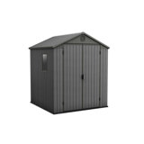 Remise de rangement d'extérieur en résine durable 6 pi x 6 pi Keter Darwin