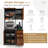 Ebern Designs 71" Tall Kitchen Pantry Buffet Hutch Freestanding Storage Cabinet 4 Doors Black