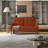 UNITED WE WIN Corduroy Fabric, Comfortable Monochrome Double Sofa, Suitable For Living Rooms And Bedrooms-117067755
