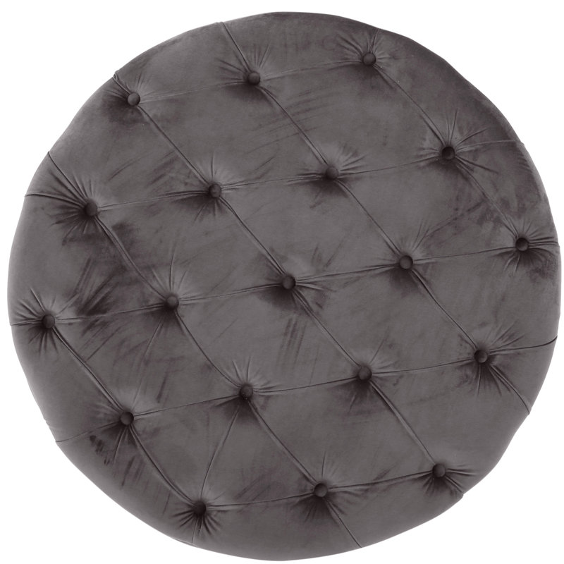 Velours gris - Accessoire de salle familiale polyvalent et confortable pour repose-pieds