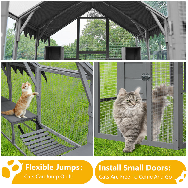 CAT HOUSE GREY