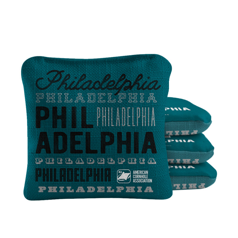 Philadelphia Football - sacs Gornay Synergy Pro Cornhole, Noir, noir, noir, noir
