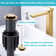 Pop Up Drain For Bathroom Sinks Without Overflow in Gold