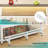 L-Shaped Home Bar Unit With Stemware Racks And LED Light, Bar Table With Storage