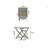 25 " FOLDABLE side TABLE