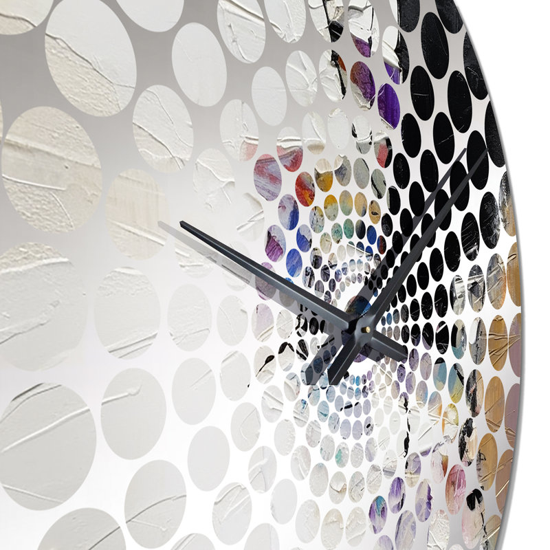 Iklim - Horloge murale géométrique abstraite, Grand
