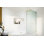 Aurora 34 in. x 58.25 in. Frameless Fluted Radius Single Fixed Bath Panel