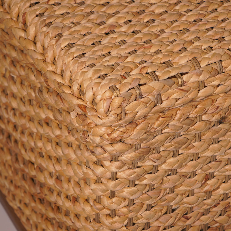 Rattan Coffee Table with Stools & Storage
