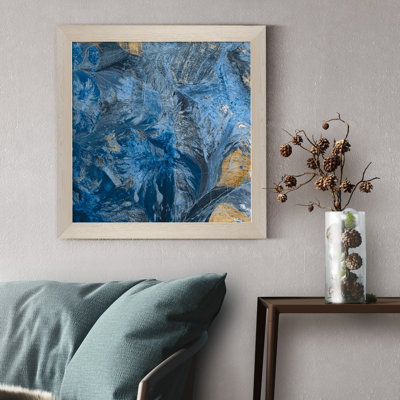 " Gilded Indigo III " Painting Print