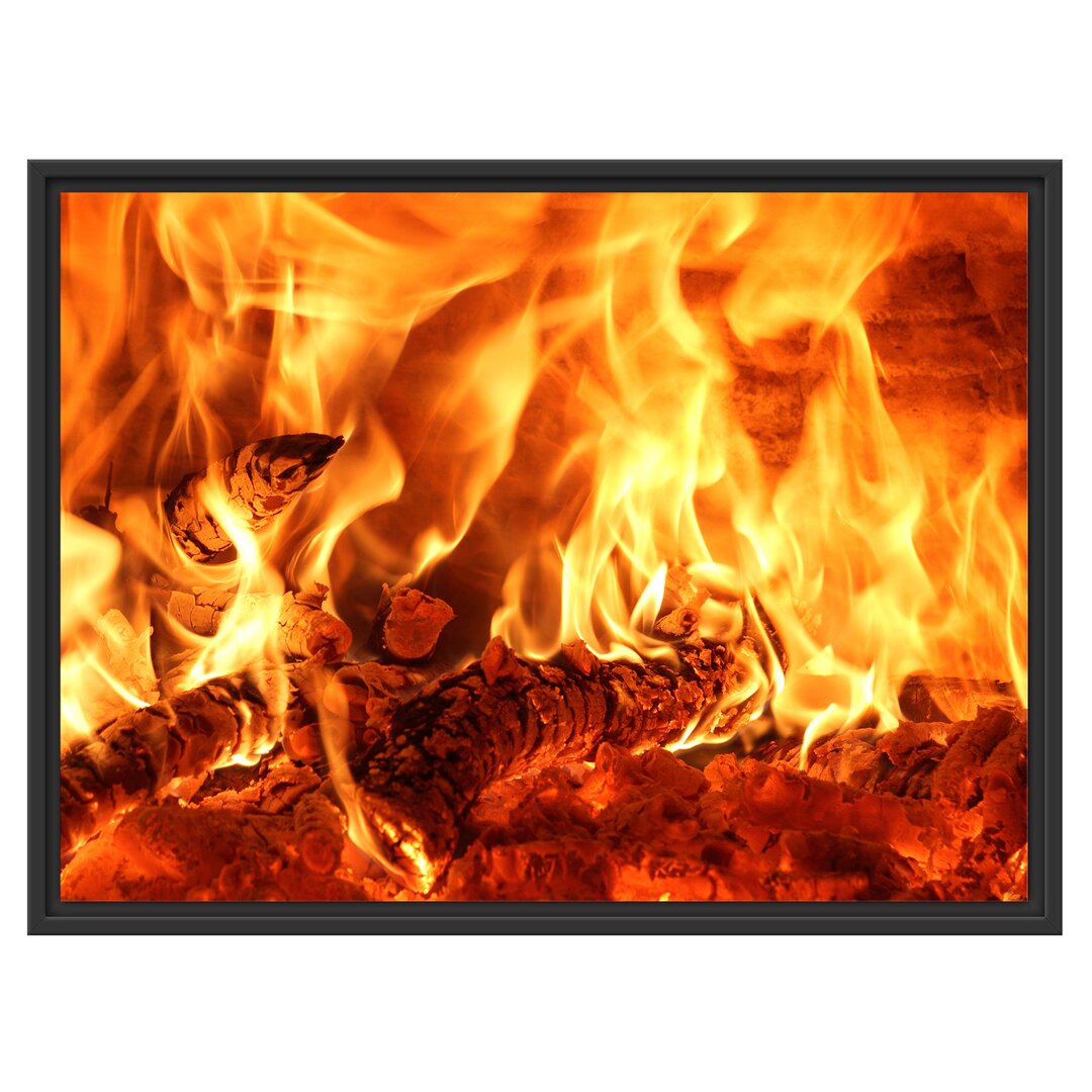 Gerahmtes Poster Cosy Wood Fire