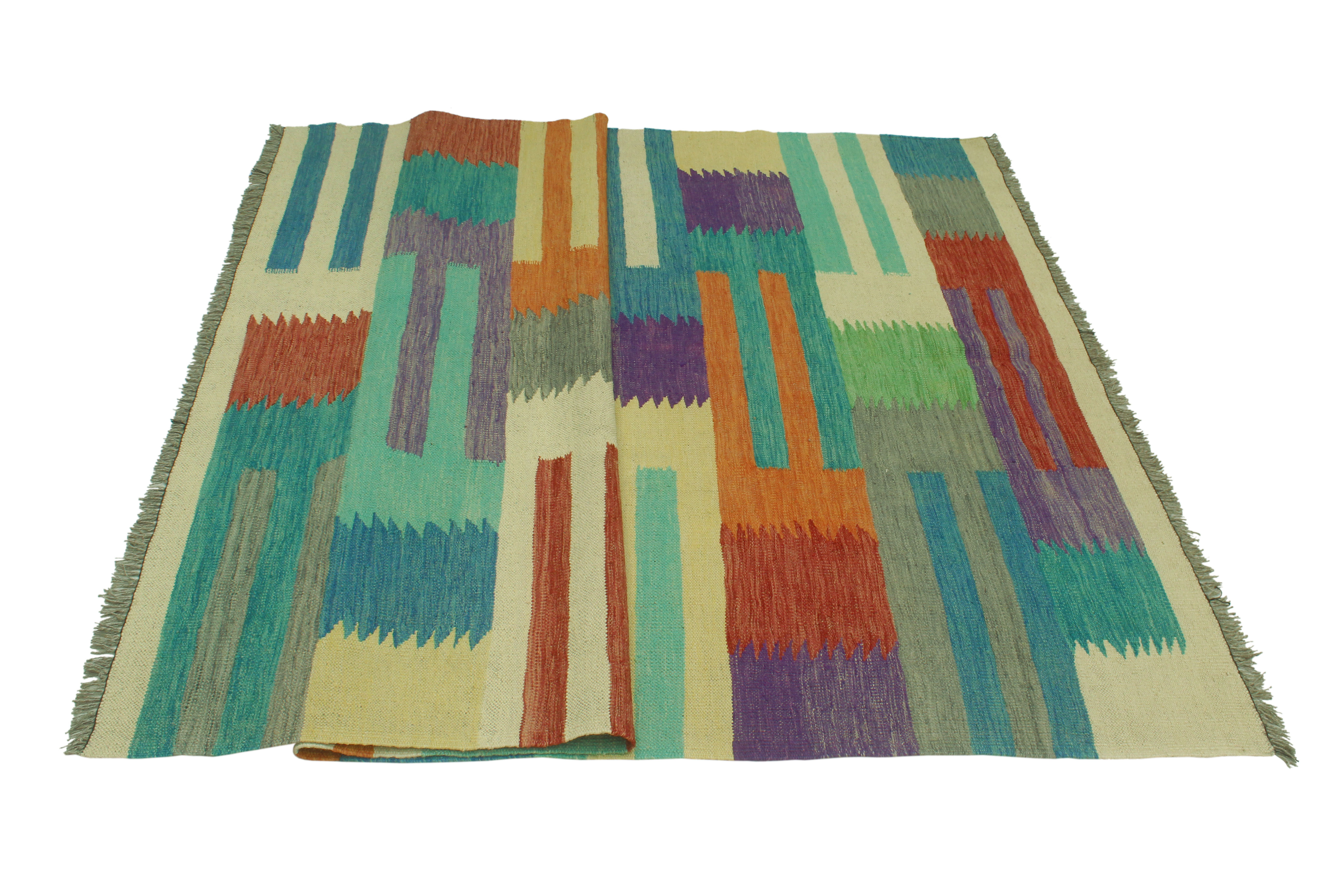 Union Rustic Winchester Kilim Neha Purple Rug | Wayfair
