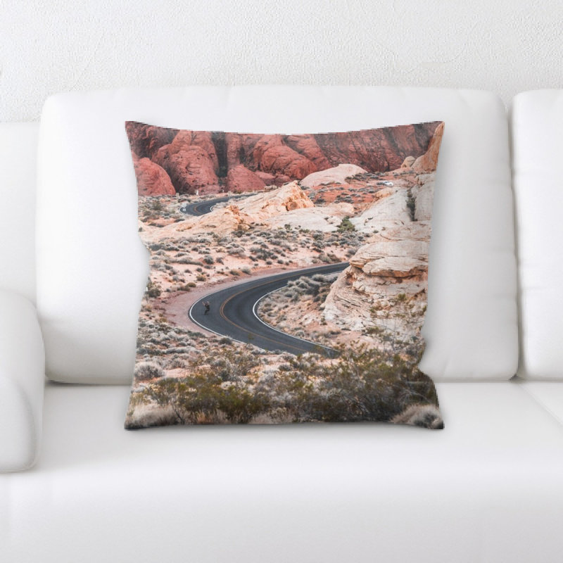 Mgrdich Microsuede Reversible Throw Pillow