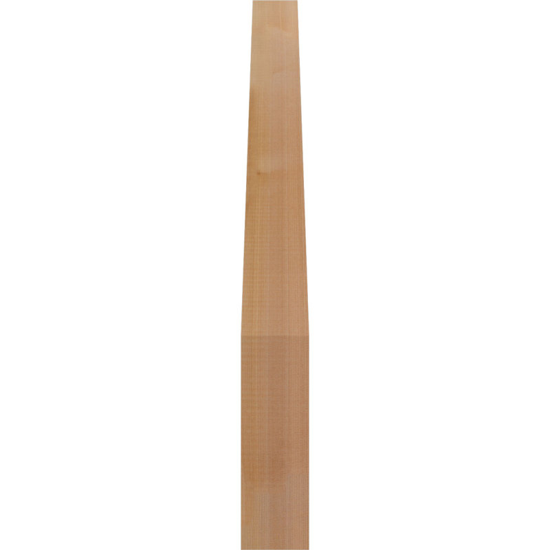 Attelle de genou olympique, Cèdre rouge, Attelle lisse, H 34 po x l 3,5 po x P 22 po