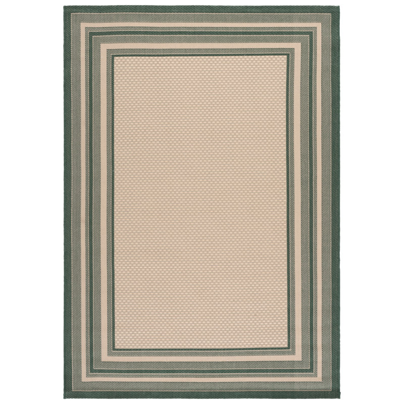 Courtyard Performance Geometric Indoor/Outdoor Area Rug, 8'-0" X 10'-0" Rectangle