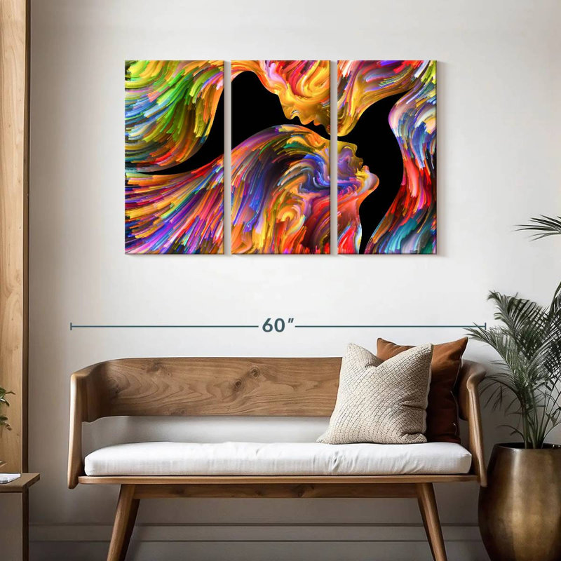 Avery Abstract Affection, 28" H x 45" W