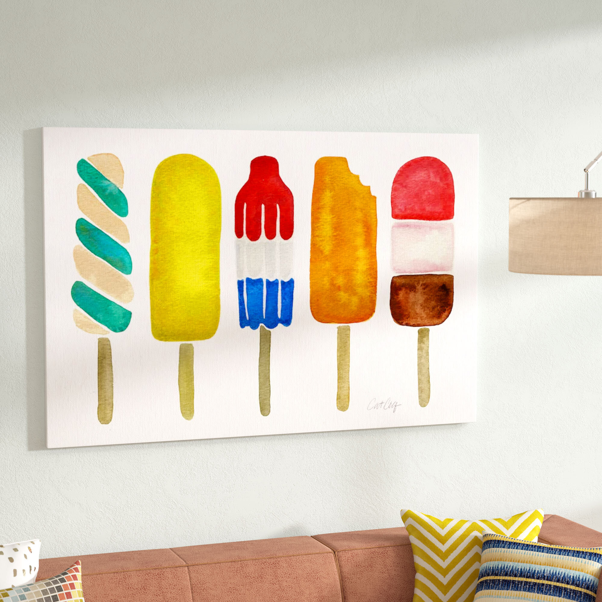 The big chill: popsicle fun, for Pop, on Father's Day