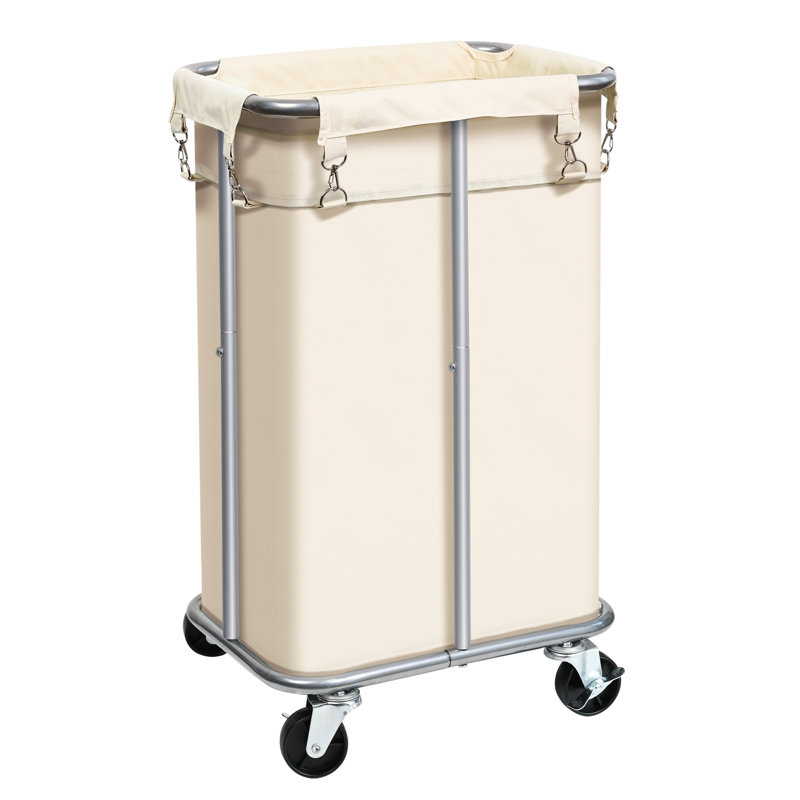 Trieur de linge roulant, Beige