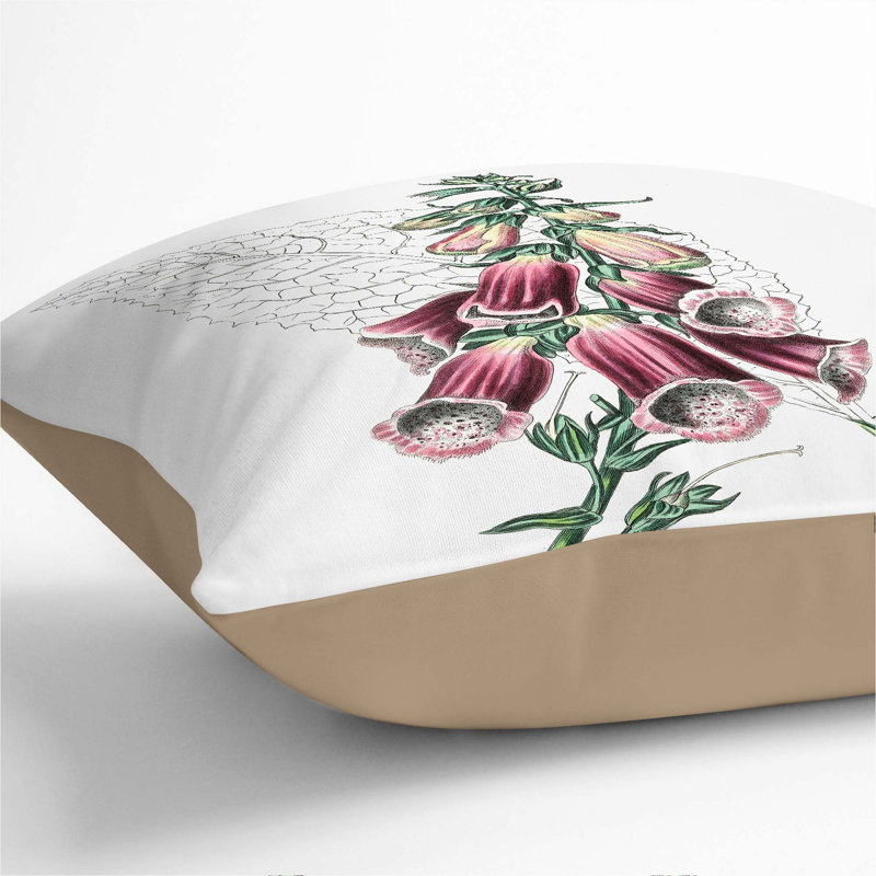 Square Throw Cushion, 55cm H x 55cm W x 20cm D, Stone