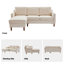 Canapé modulaire réversible 2 pièces Azriah-340123593