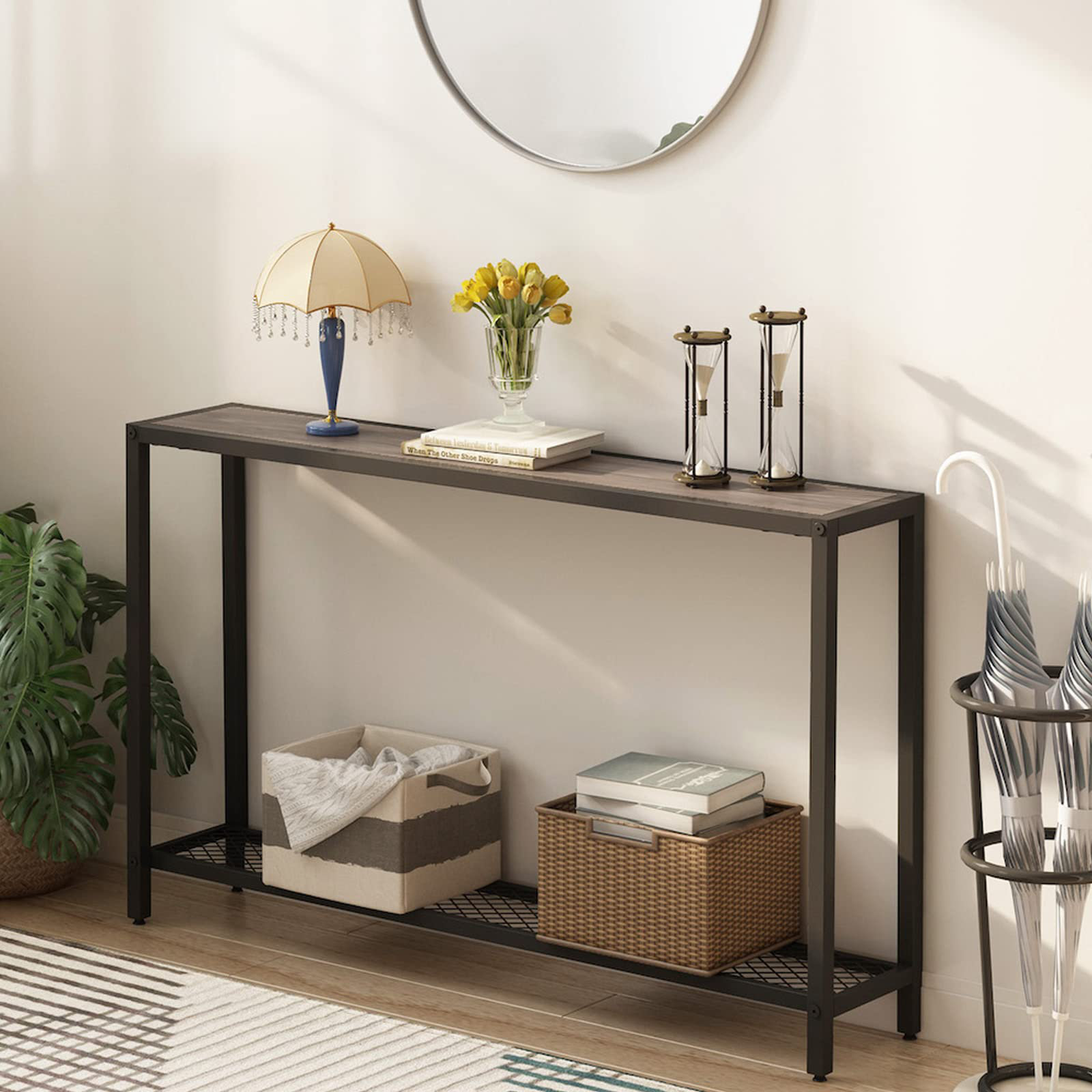 17 Stories Mackavelli 39.4'' Console Table Wayfair Canada