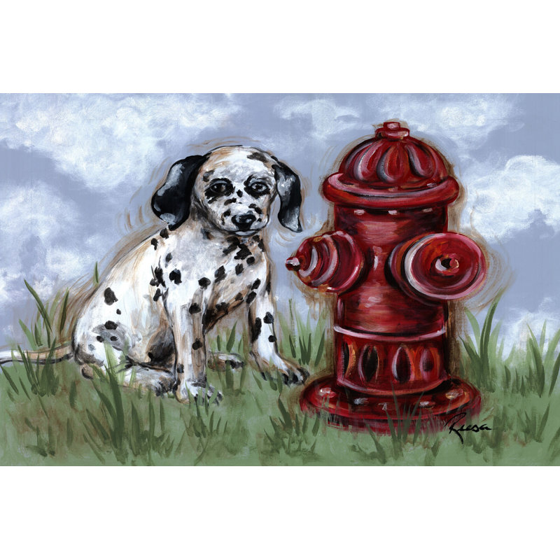 "Spot" par Reesa Qualia, reproduction sur toile tendue, H 16 po x l 24 po x P 1,5 po