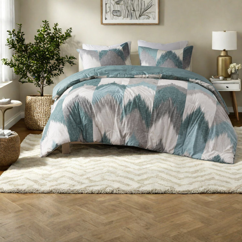Mini ensemble d'édredon de luxe, rembourrage en polyester, rehausseur de chambre à coucher moderne