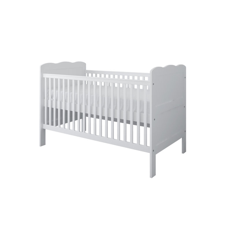 Torrens 3 Cot Bed, White, No