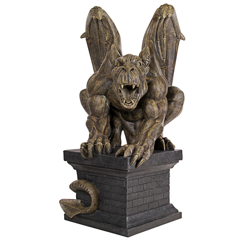 Cathedral Gothic Chimera Gargoyle Statue