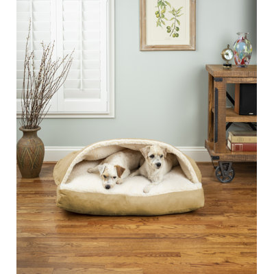Snoozer Poly Cotton Rectangle Cozy Cave Dog Bed