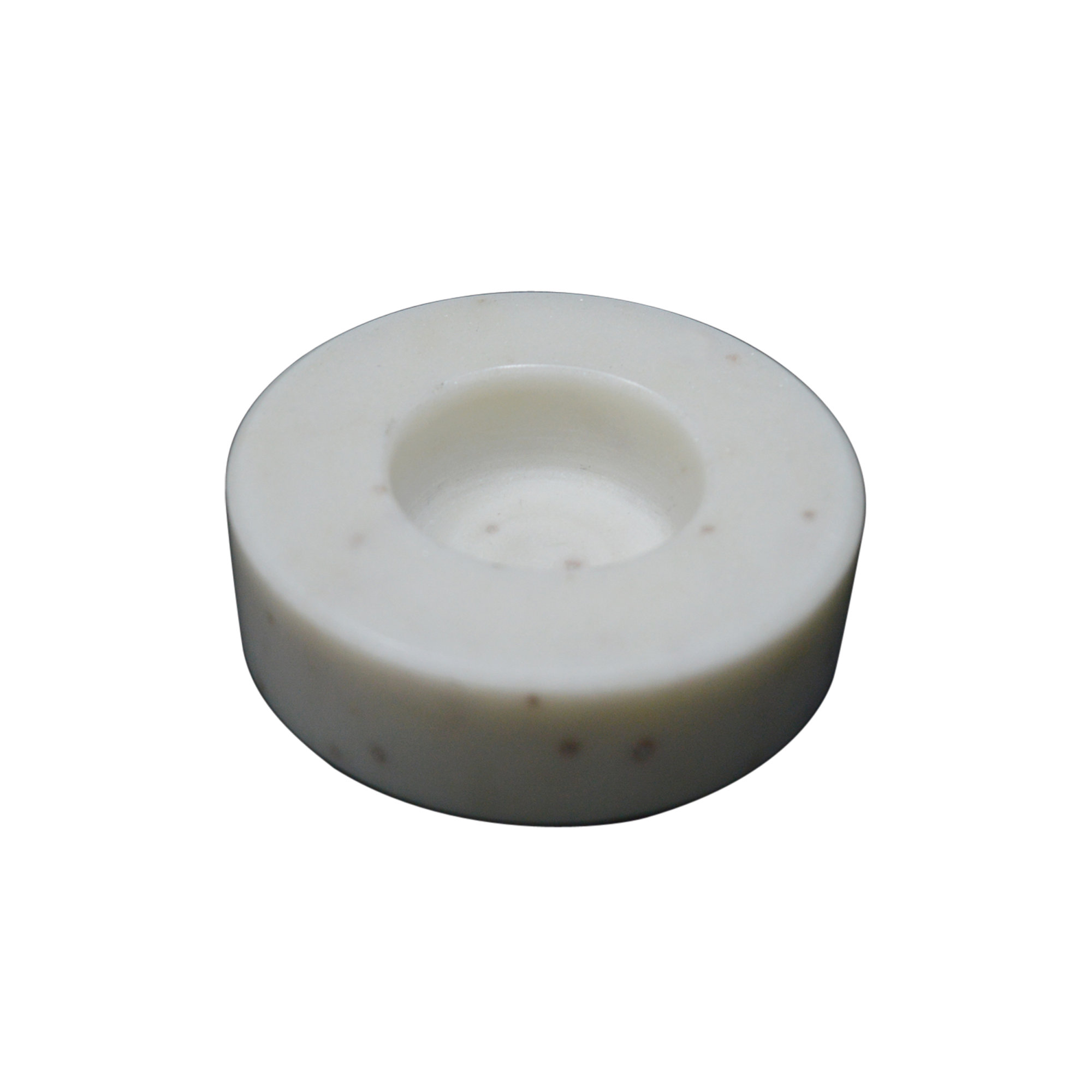 Matheson Flat 1'' Marble Tabletop Votive Holder, White
