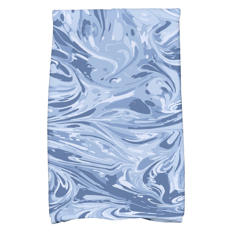 Schmitt Tea Towel Kitchen Towel, Blue