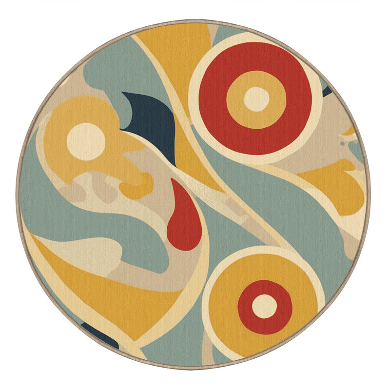 Cheeky Spark Rug, Round 5'